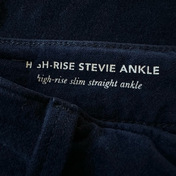 AG Anthropologie High-Rise STEVIE Ankle Slim Straight Ankle Size 27R - Picture 7 of 13